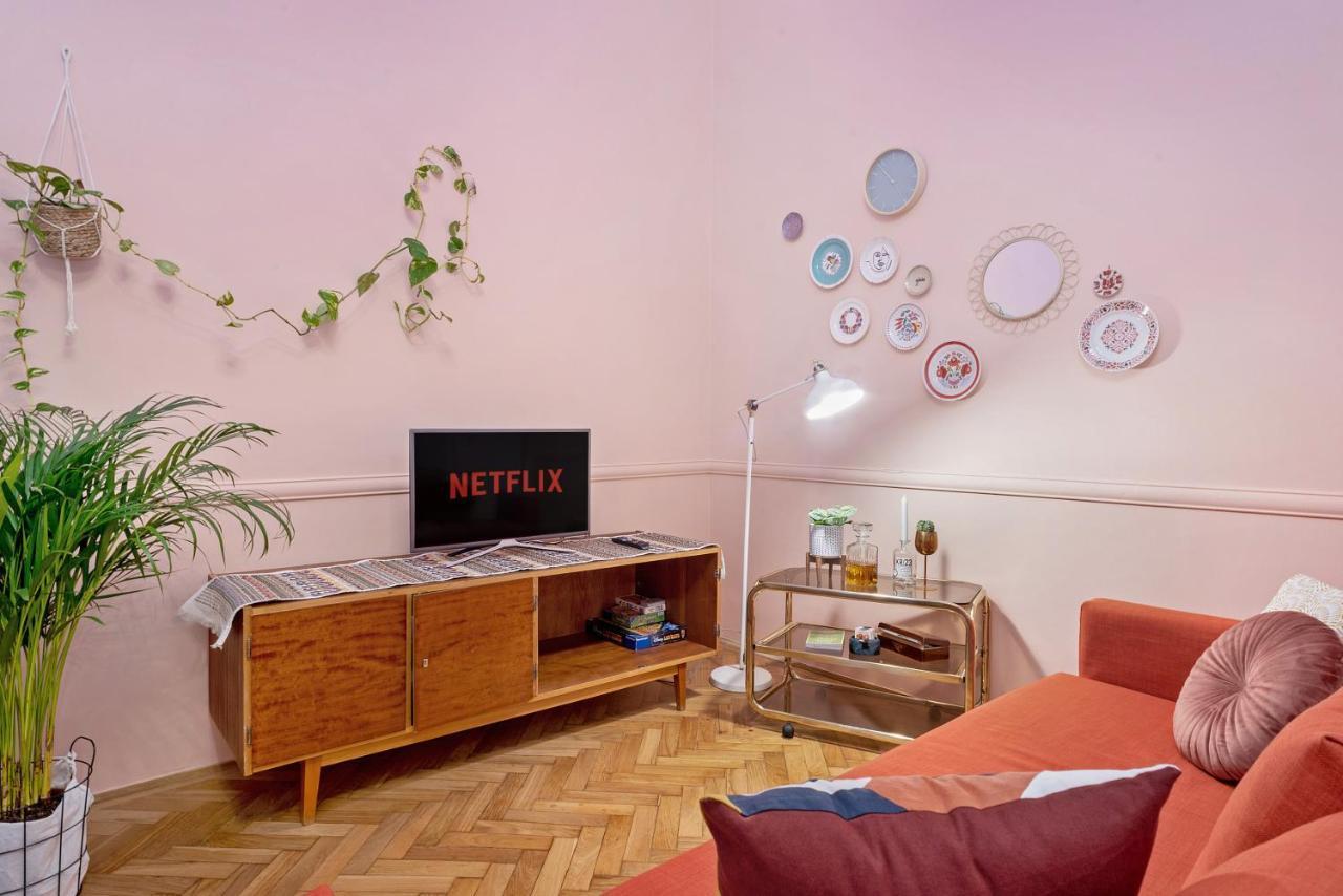 Cozy Boho Apartment, Super Central, Parliament, Netflix Budapest Luaran gambar